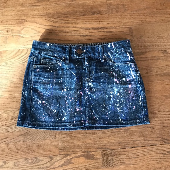 Gap Paint Splattered Miniskirt (sz. 0) - Picture 2 of 5